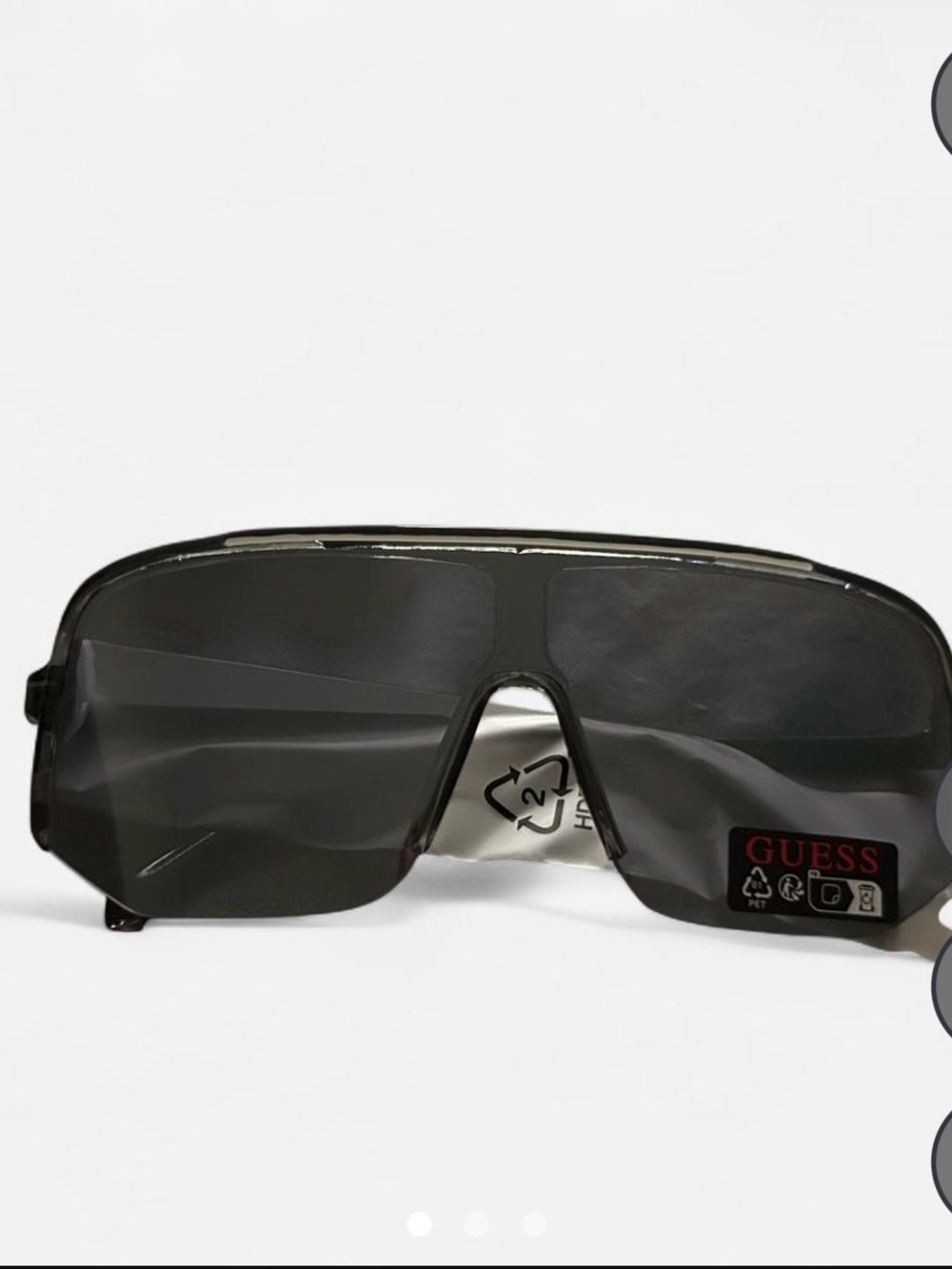Guess Shield Sunglasses - Black Smoke